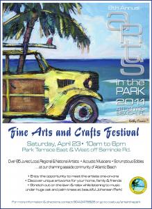 Arts in the Park- April 23, 2011